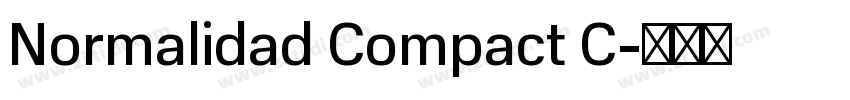 Normalidad Compact C字体转换